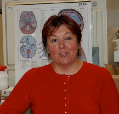 Medical background portrait